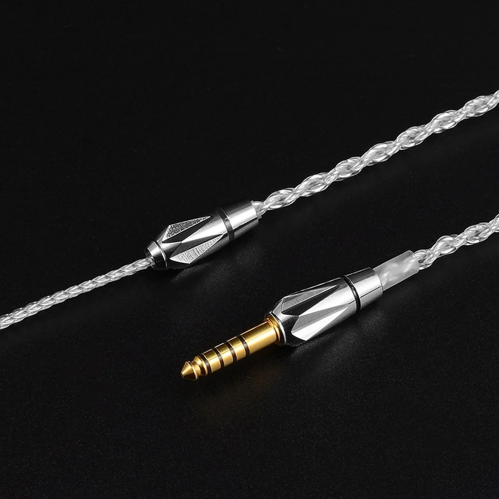 0.78mm 2-Pin Earphone Cable with 4-Strand Silver Plated Copper Conductors and for fep Insulation for Reliable Signal Transfer