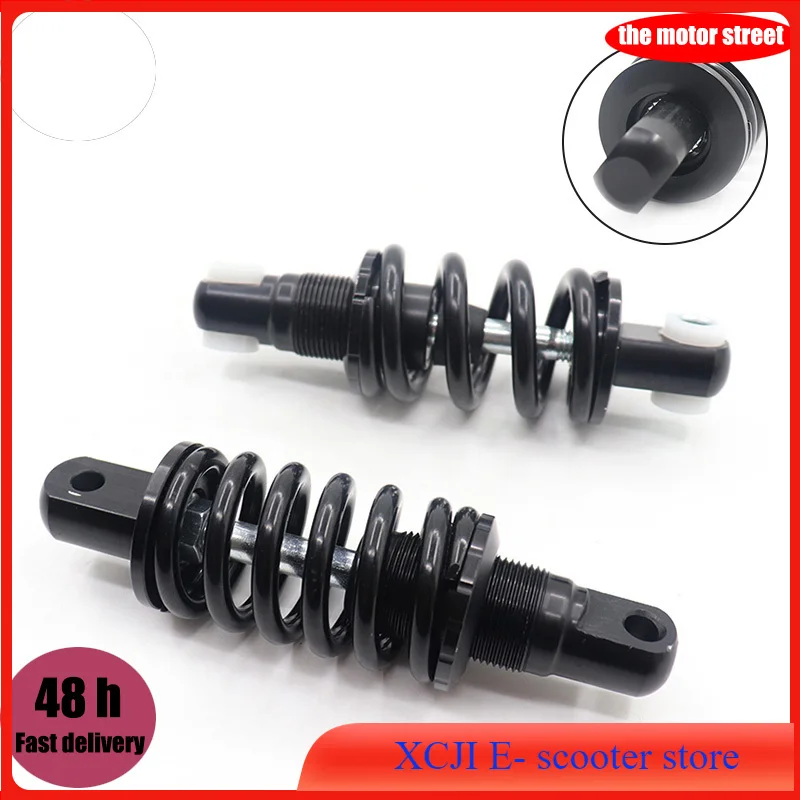 125 8mm Scooter Rear Shock Absorber Black Spring style for China Small Harley Little Citycoco Electric