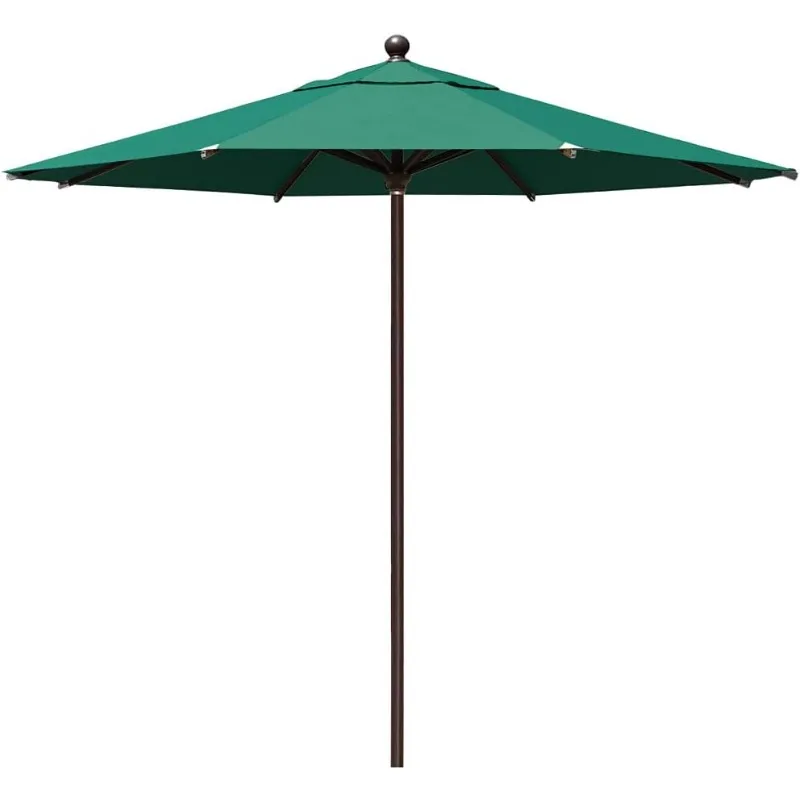 USA 10-Year-Non-Fading 11Ft Market Umbrella Patio Outdoor Cylinder Auto Push-up Table Umbrella with Ventilation