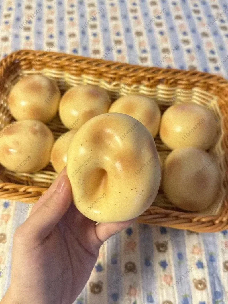 Potato Stress Ball Squishy Toy Non-Bounce Squeeze Ball Fidget Toy ASMR Sensory Stress Relief Toys for Kids & Adults Gift