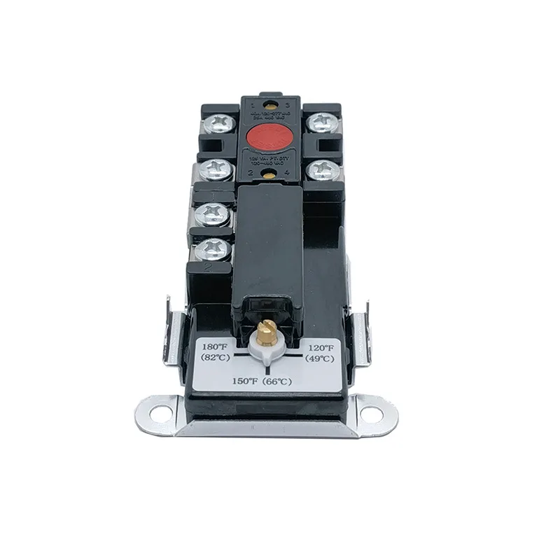 Saklar kontrol suhu pemanas air daya tinggi 59T 66T, 82 derajat, pisau ganda, double throw, 66 derajat, 6 sekrup