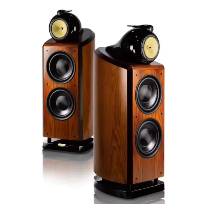 

Floor speakers, wooden cases, passive, battery-free, and no damage