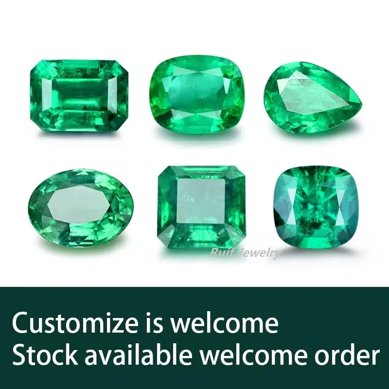 Ruif Custom Nice Inlusion Lab Grown Emerald