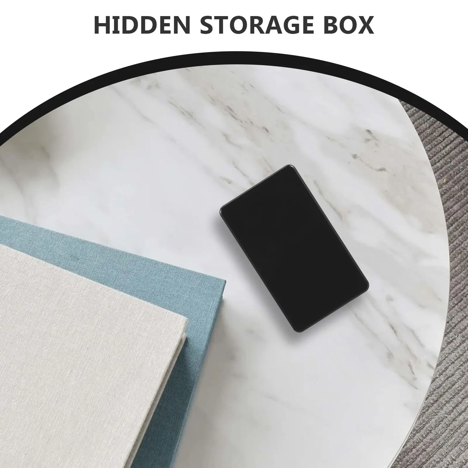 4 Pcs Secret Storage Box Hidden Money Container 85x50x21mm Portable Electrical Enclosure Plastic Compartment Valuable Hider