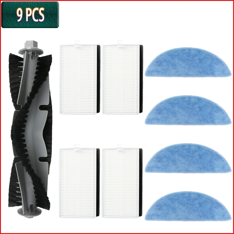 Roller Brush Filter Mop Cloth For Cecotec Conga M70 / Conga M70 Genesis / MUJIOO X6 MAX  Vacuum Accessories Parts