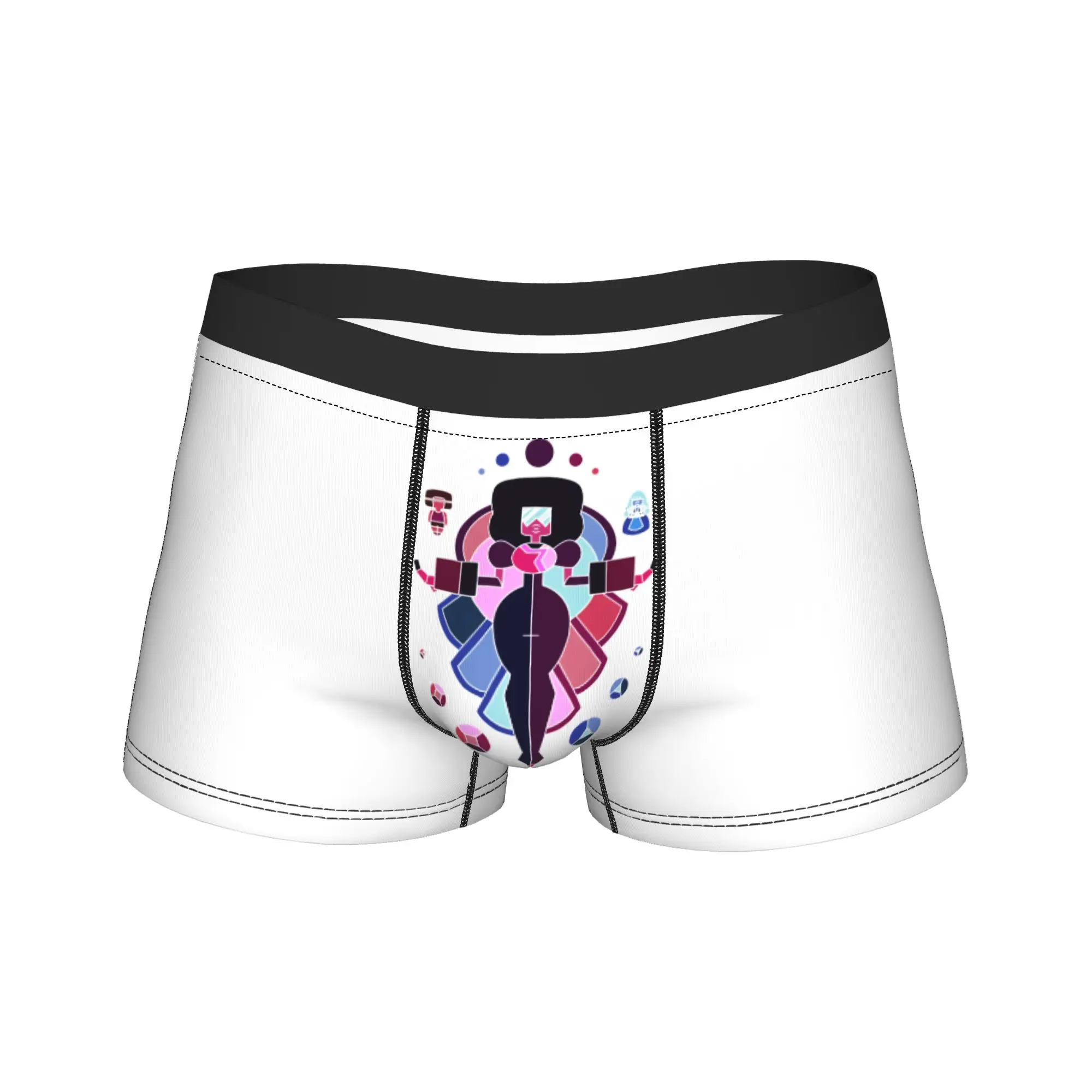 Garnet Men Underwear Steven Universe Boxer Briefs Shorts Panties Funny Polyester Underpants for Homme S-XXL