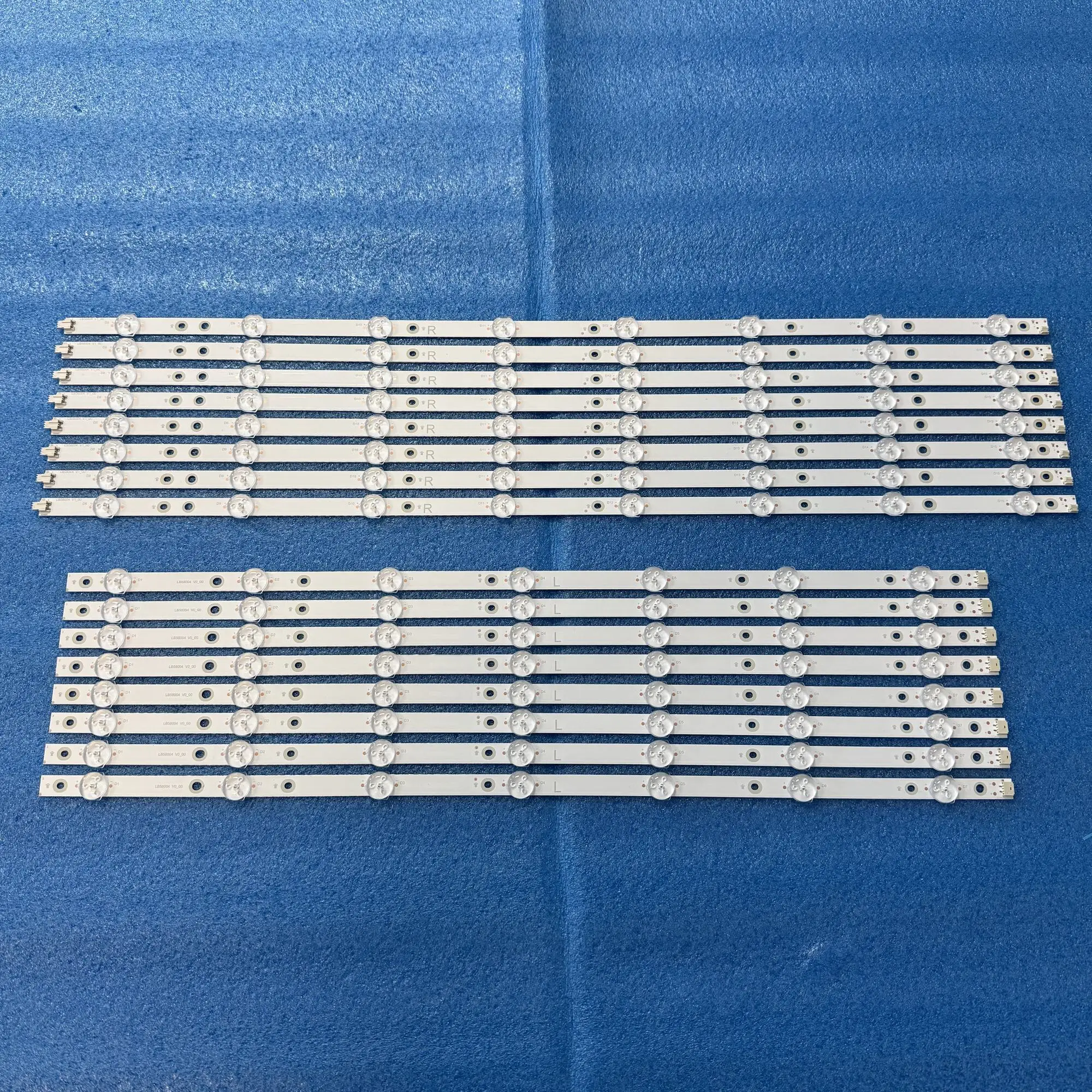 Bande de rétro-éclairage LED pour 58PUS8505/12 58PUS8555 58PUS8545/12 58PUS8545 58PUS8535/12 LB58004 V1 V0_00 TPT580B5-U2T01D