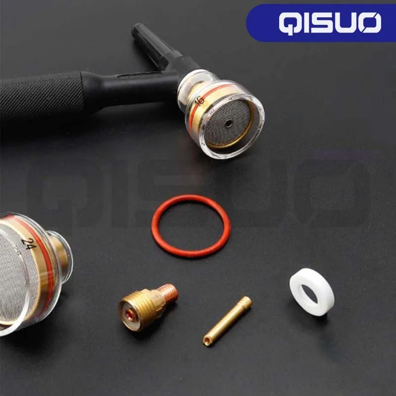 CHAMPAGNE CLEAR Nozzle 54NQCN KITS WP9/20 WP17/18/26 4GL332 Gas lens collet body