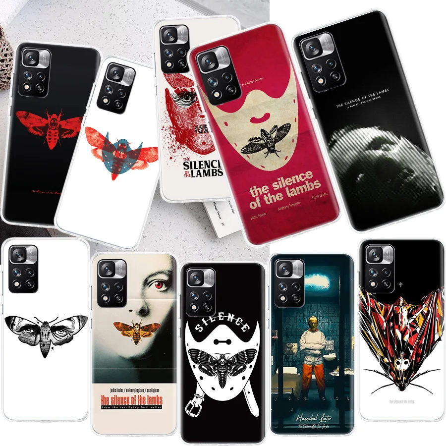 Чехол для телефона Hot Movie The Silence of the Lambs для Redmi Note 13 14 Pro Plus 14S 13C 14C 5G 12 12C 9 9T 9C 9A 8A 8 10C 10A 10 Pro
