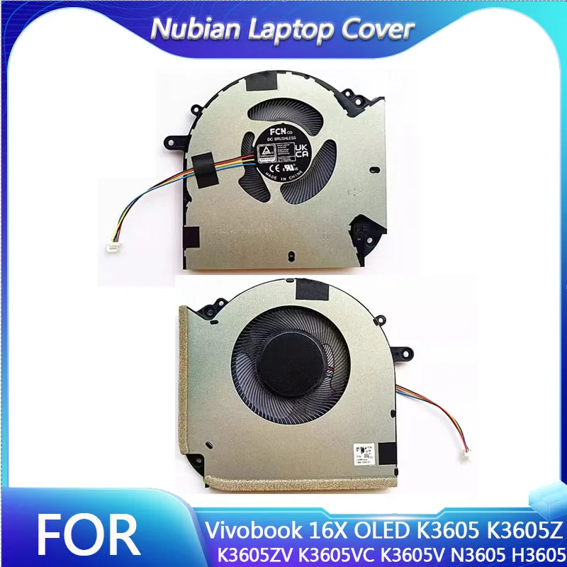 For ASUS Vivobook 16X OLED K3605 K3605Z K3605ZV K3605VC K3605V N3605 H3605 Laptop Cooler CPU Cooling Fan G97N12ms1MZ-57T11