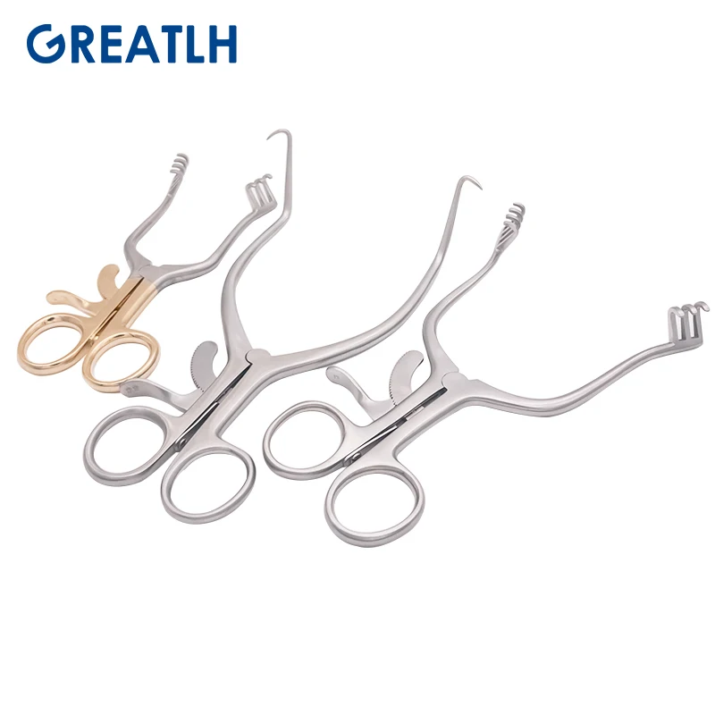 Stainless Steel Medical Retractor Orthopedic Spreader Self-retaining Retractor 14/16/18cm Veterinary Orthopedic Surgery Tools