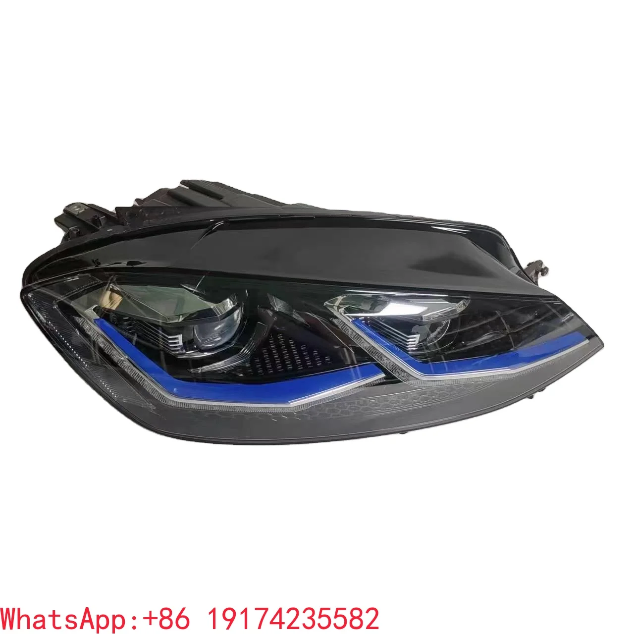

For the Volkswagen Golf 7.5 Generation LED Headlights Come With Blue Stripes and Are Original Car LED Headlight