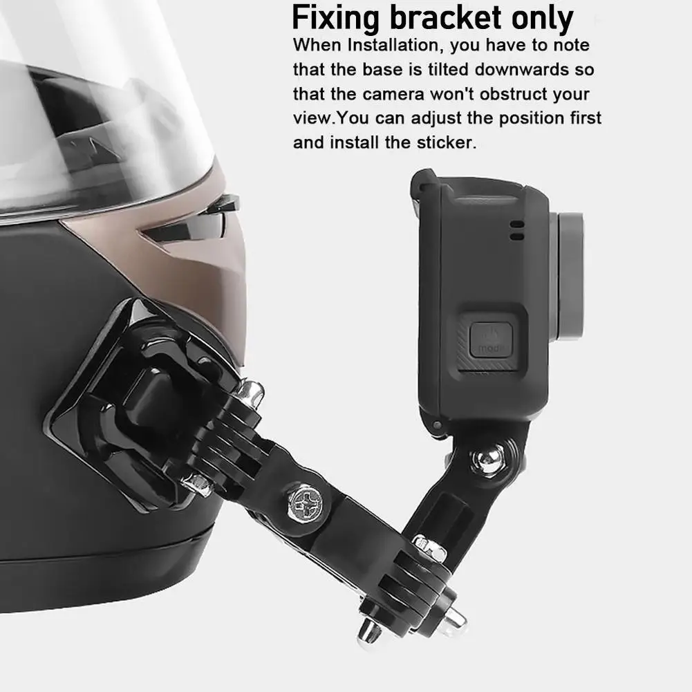 1PC Motorcycle Helmet Mount Curved Adhesive Arm For Gopro Hero 8 7 6 5 4 3 SJCAM sj4000 For XiaoYi 4K Action Camera Accessories