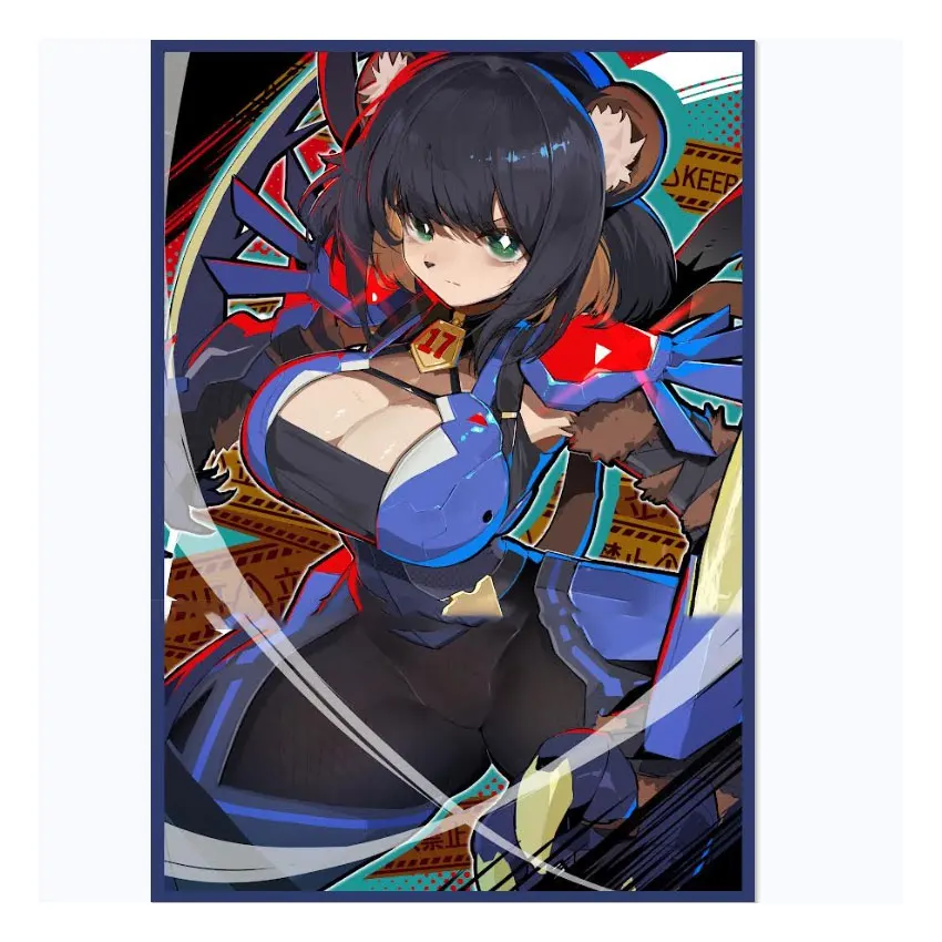 

60 шт., 63x90 мм, рукава для карт YUGIOH, рукава для карт, защитные рукава YGO, защитная крышка для карт в стиле аниме для настольных игр, коллекционных карточек