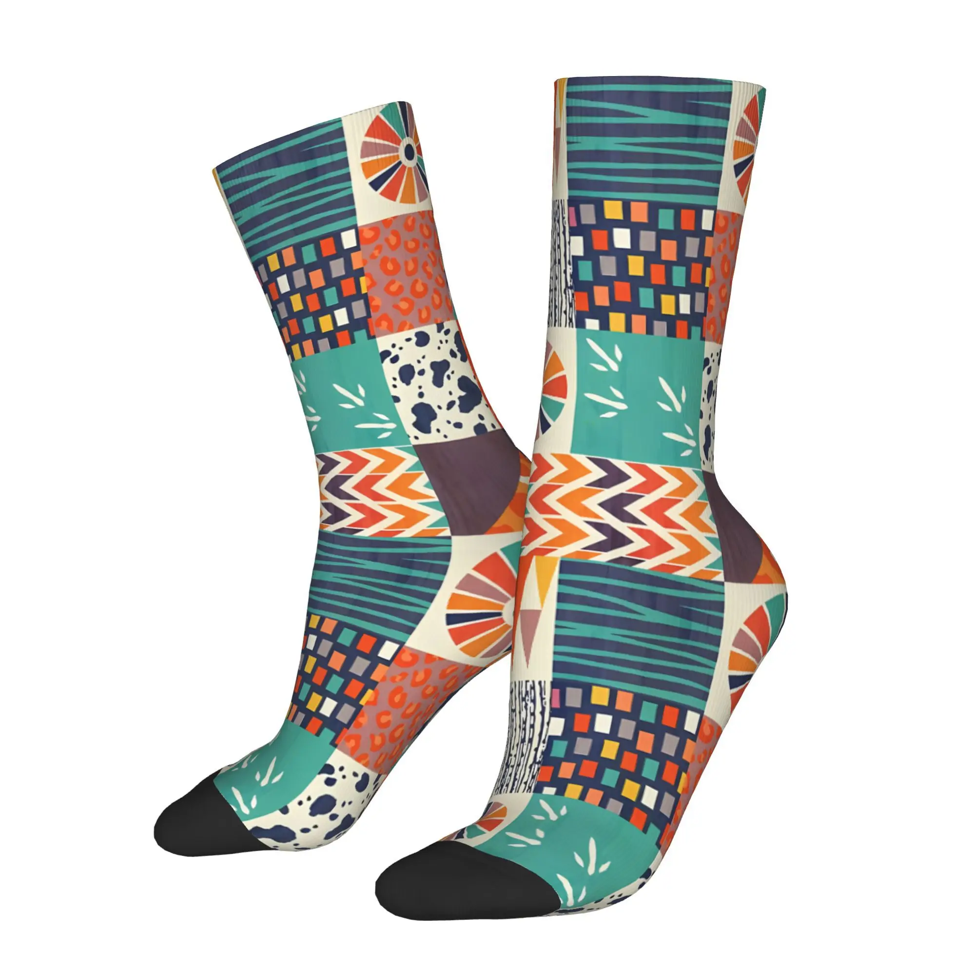 

Colorful Patterns Socks Male Mens Women Spring Stockings Printed