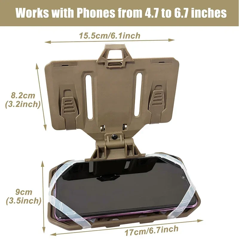 Scheda di navigazione tattica piegata Pratica borsa da petto Custodia per mappa Custodia per cellulare Custodia per gilet Molle Accessori softair