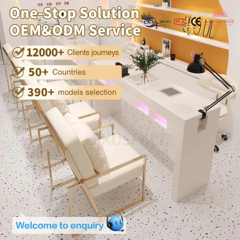 custom.Factory Price Cheap Manicure Table and Chair Set with Dust Collector Nail Station