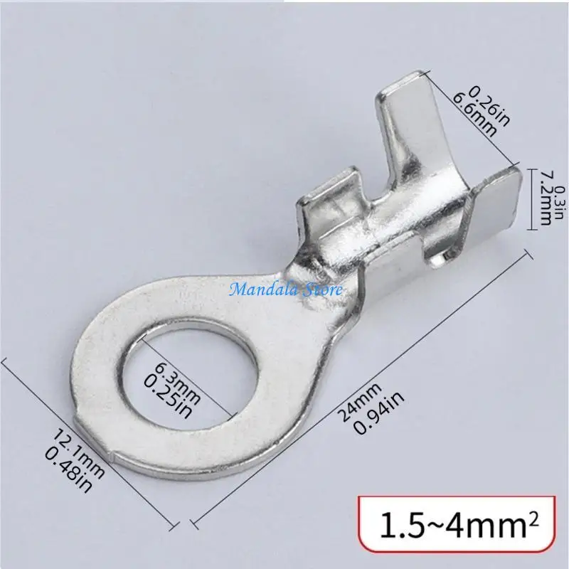 

U2JC High Performances 100 Round Wire Terminals for Professional and Personalize Use