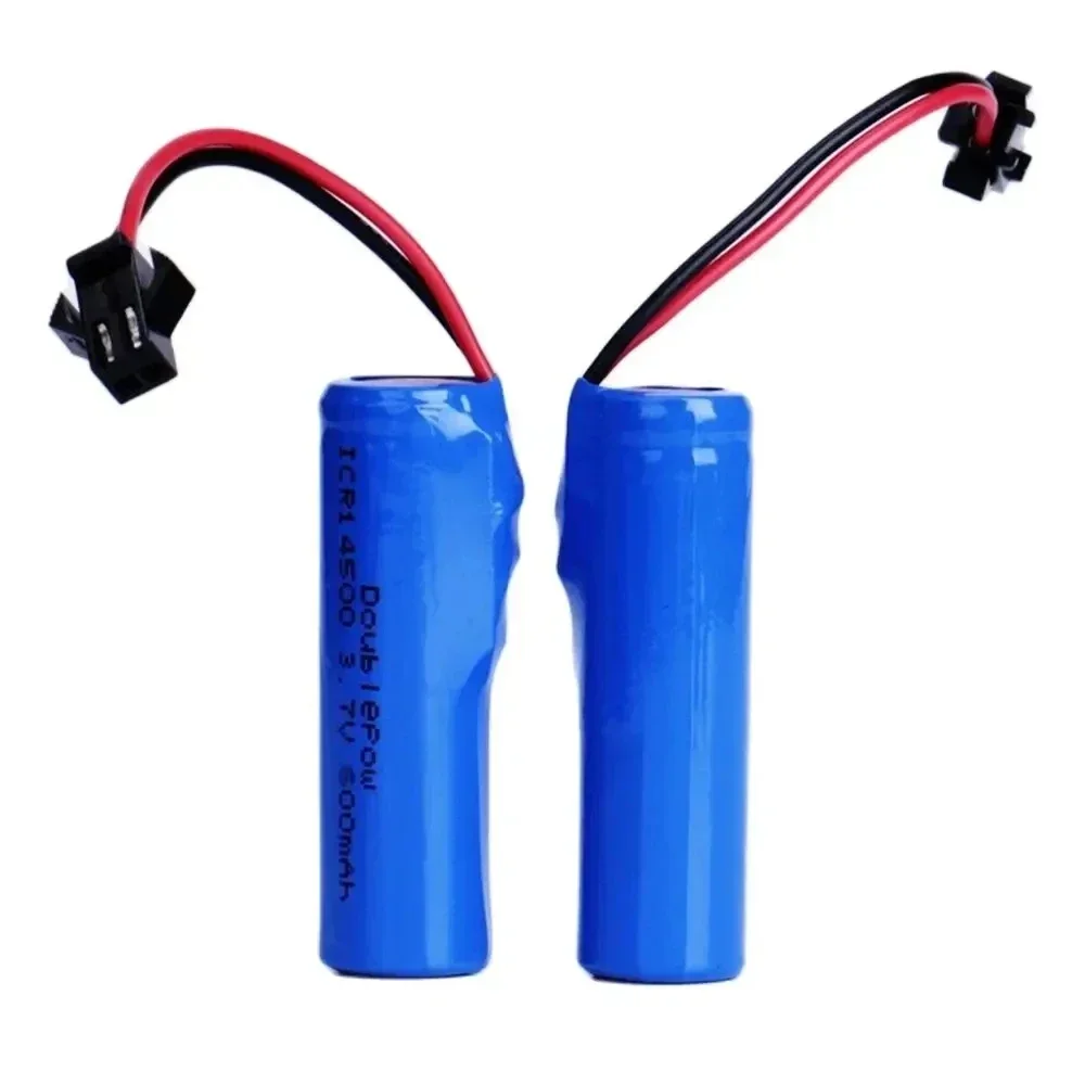 Original 3.7v 1300mAh Lipo Battery for JJRC C2 D828 RC Car Parts 14500 SM-2P For RC Stunt Dump Car Battery Toys Accessories