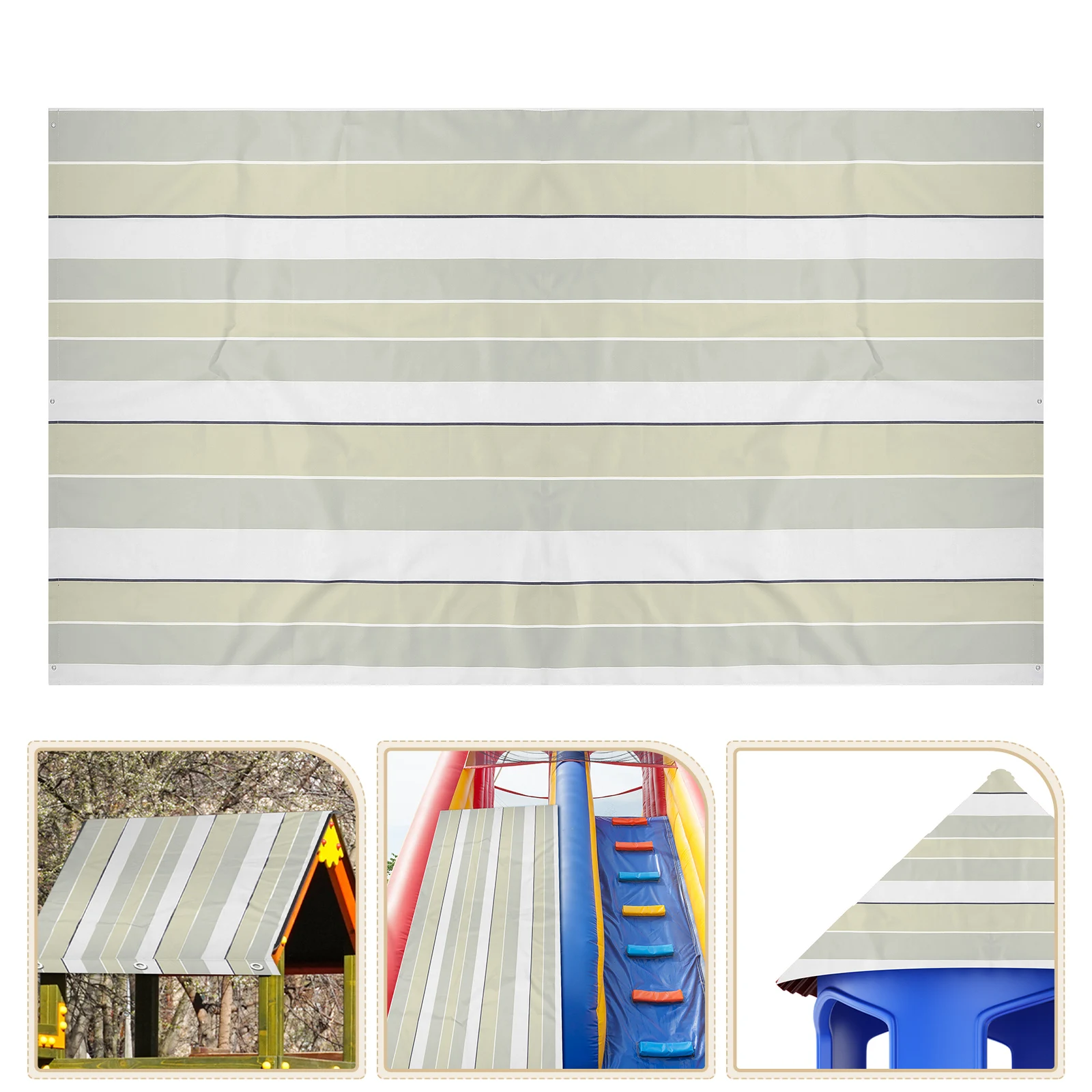 Outdoor Kinderschommel Plafondhoes Hangstoel Mouw Set Grijze Oxford Doek