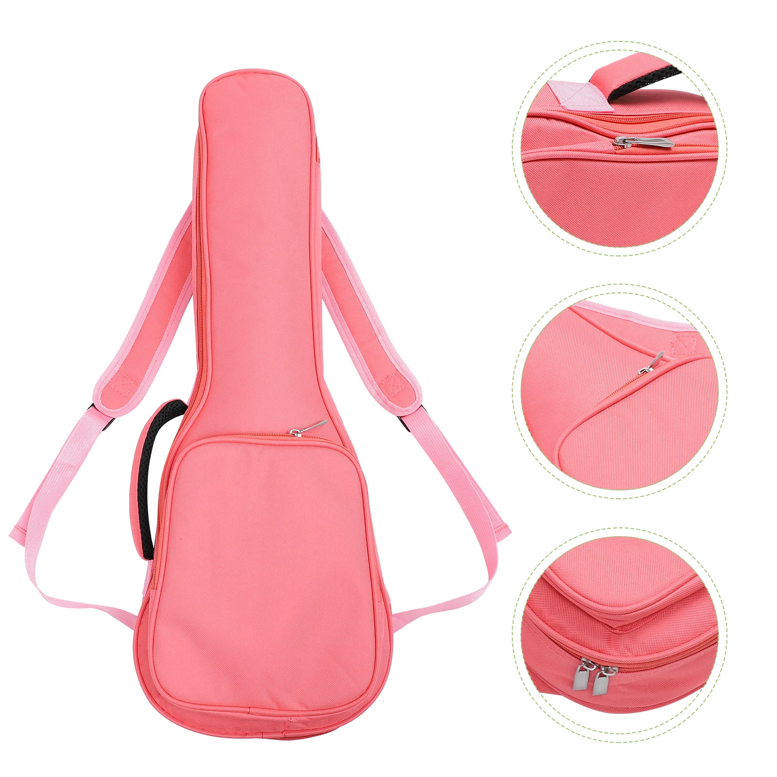 

Cotton Ukulele Bag Oxford Cloth Messenger Waterproof Portable Adjustable Comfortable Large Capacity 4-string Musical Instrument