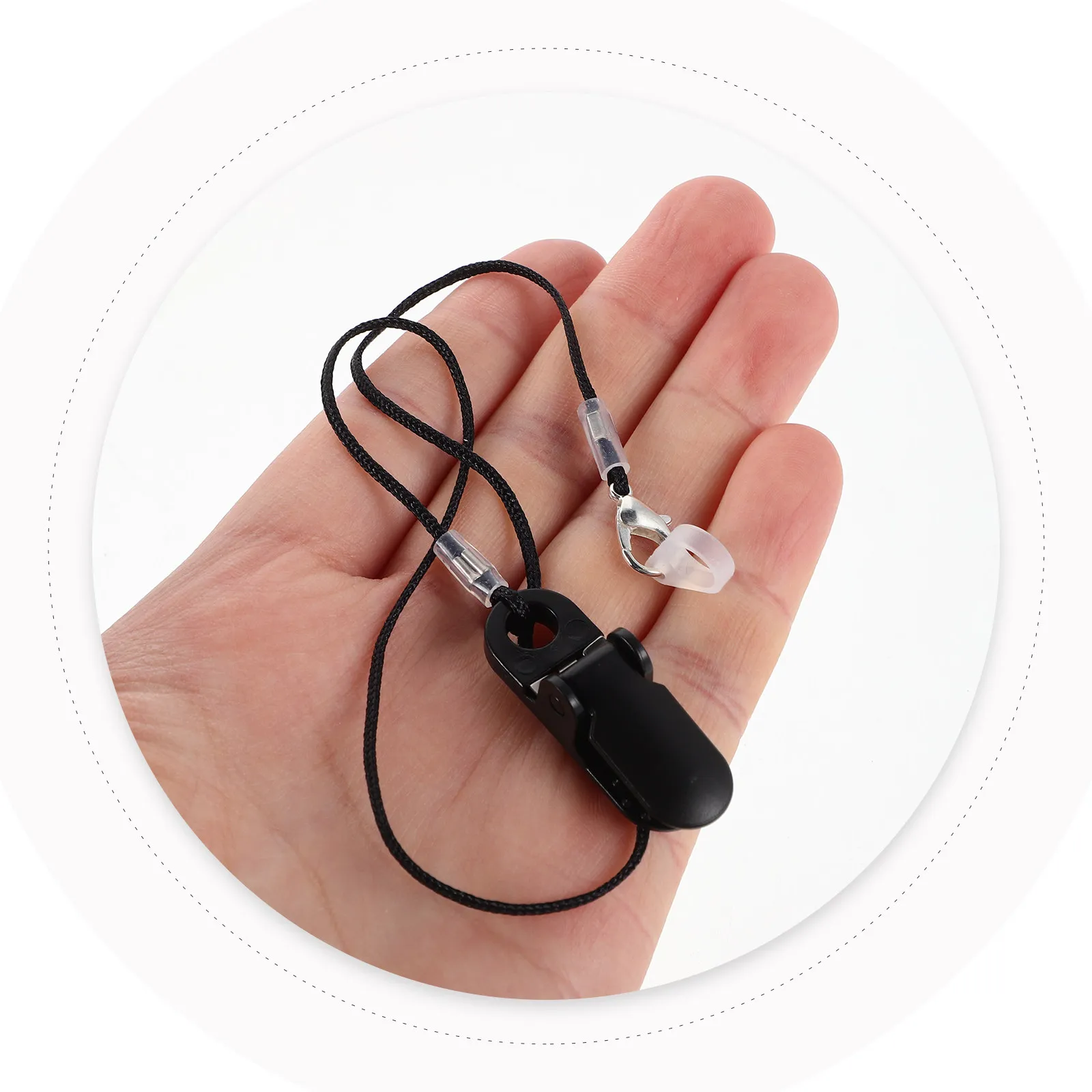 

1Set Hearing Amplifier Stabilizer Cord Anti-Loss Lanyard Attachment Clip Comfortable Universal Fit for Hearing Devices All Ages