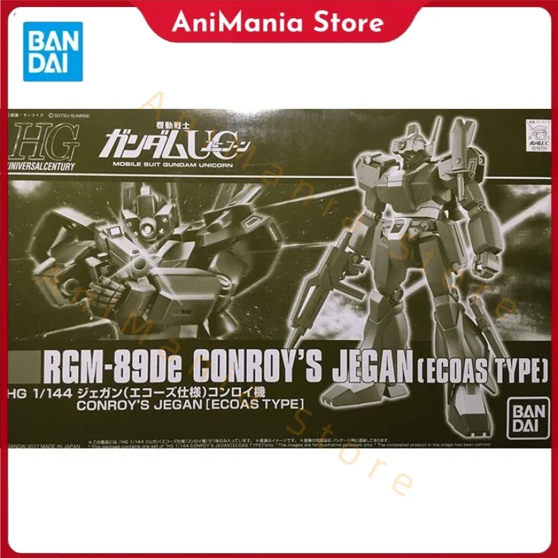 

В НАЛИЧИИ Оригинальная сборная модель Bandai GUNDAM HGUC 1/144 RGM-89De CONROY'S JEGAN, коллекционная фигурка, игрушка, подарок