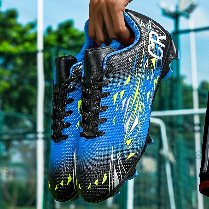 New Men Soccer Shoes Society  Football Shoes Indoor Kids Professional Football Field Boots Cleats AG FG Non Slip Sneake