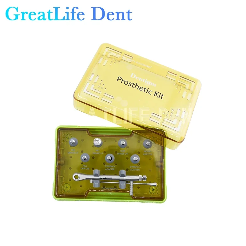 GreatLife Dent Prosthetic Implant Titanium Prosthetic Kit Surgery Tool Dental Implant Dentium Prosthetic Kit