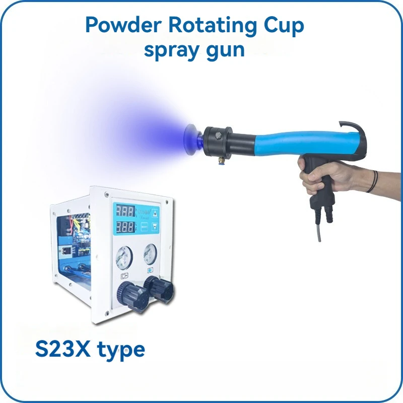 

Пластиковый пистолет-распылитель, вращающаяся чашка, опрыскиватель порошка, ведро для порошка, оснащенный насосом панели управления и пистолетом-распылителем
