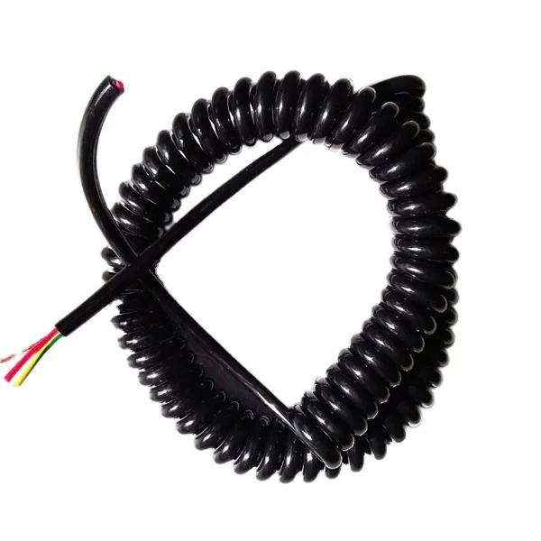

4-Core spiral cable 4-wire spring telephone cable 2.5m spring cable
