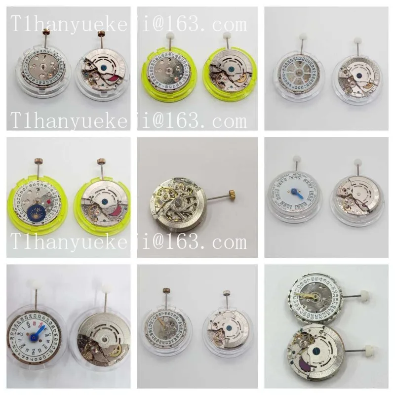 Watch accessories 2813 single calendar, double calendar movement white machine, suitable for 8205 2813 large calendar red wheel