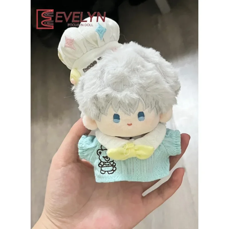 Evelyn 10CM Mini Doll Clothes Accessories For Love and Deepspace T-shirt apron Tie hat Clothing Gift Replaceable Clothes Outfit