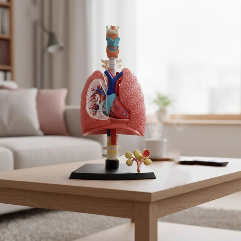

4D Human Respiratory System Anatomy Model Skeleton Anatomical Model Medical Science Teaching Puzzle Assembling