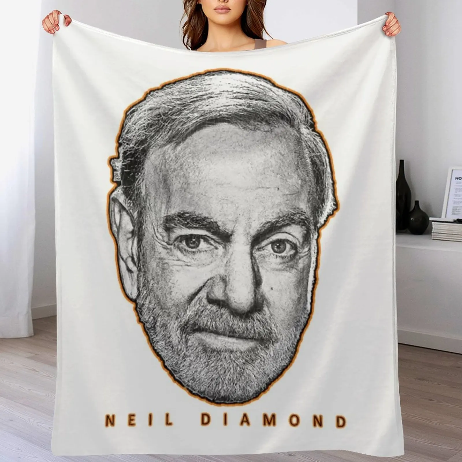 

Retro Portrait Throw Blanket valentine gift ideas manga for winter Tourist Blankets