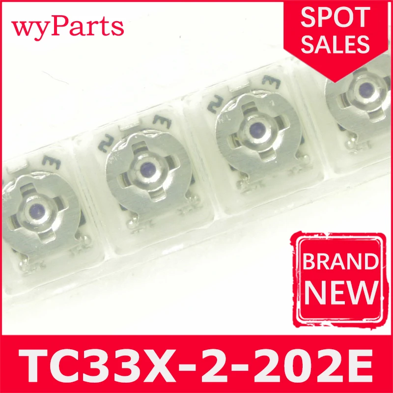 5 Pcs/lot TC33X-2-202E BRAND NEW TRIMMER 2K OHM 0.15W J LEAD TOP