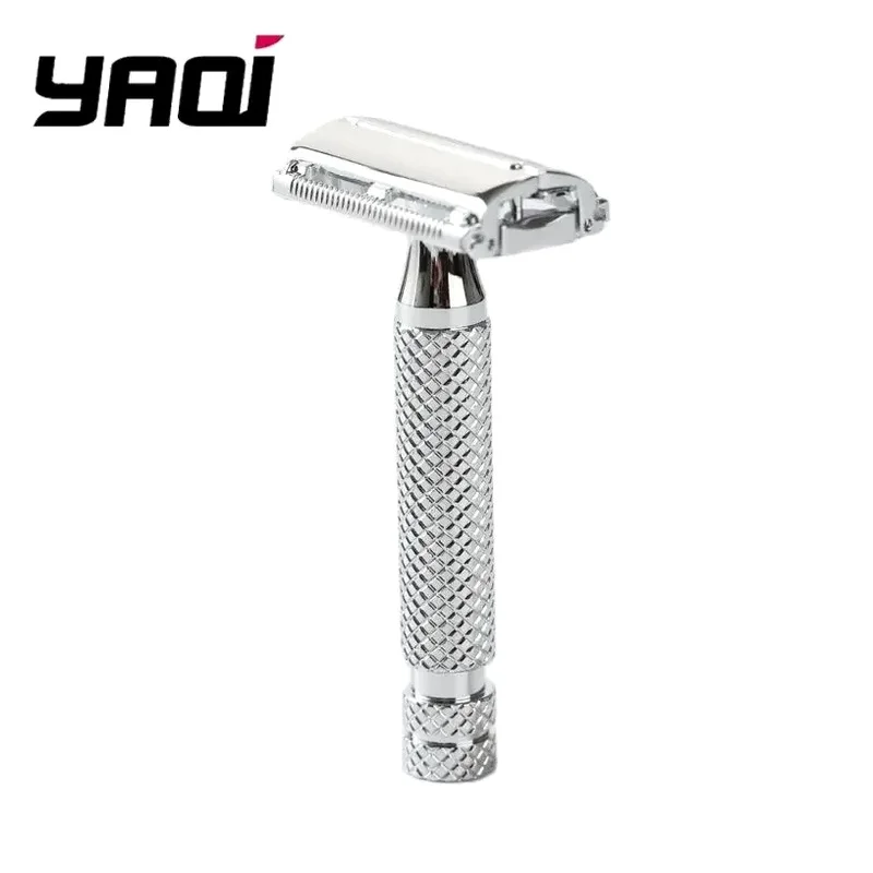 yaqi-2026-セーフティーレイザー-モナーク-クロームカラー-ひげ剃り-シェーバー-コレクターズアイテム-彼氏へのギフト