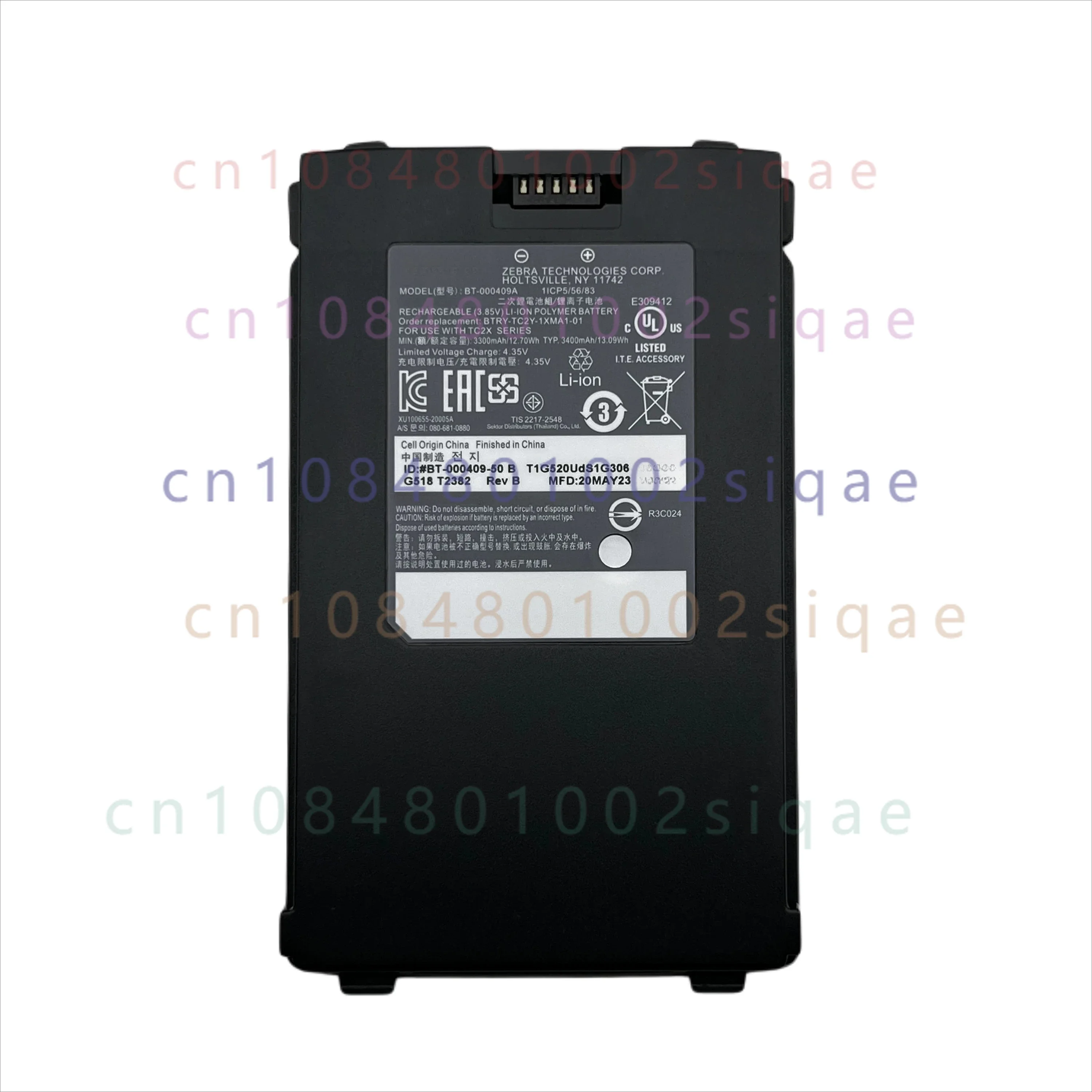 For zebra zebratc21/tc26 data collector battery bt-000409a