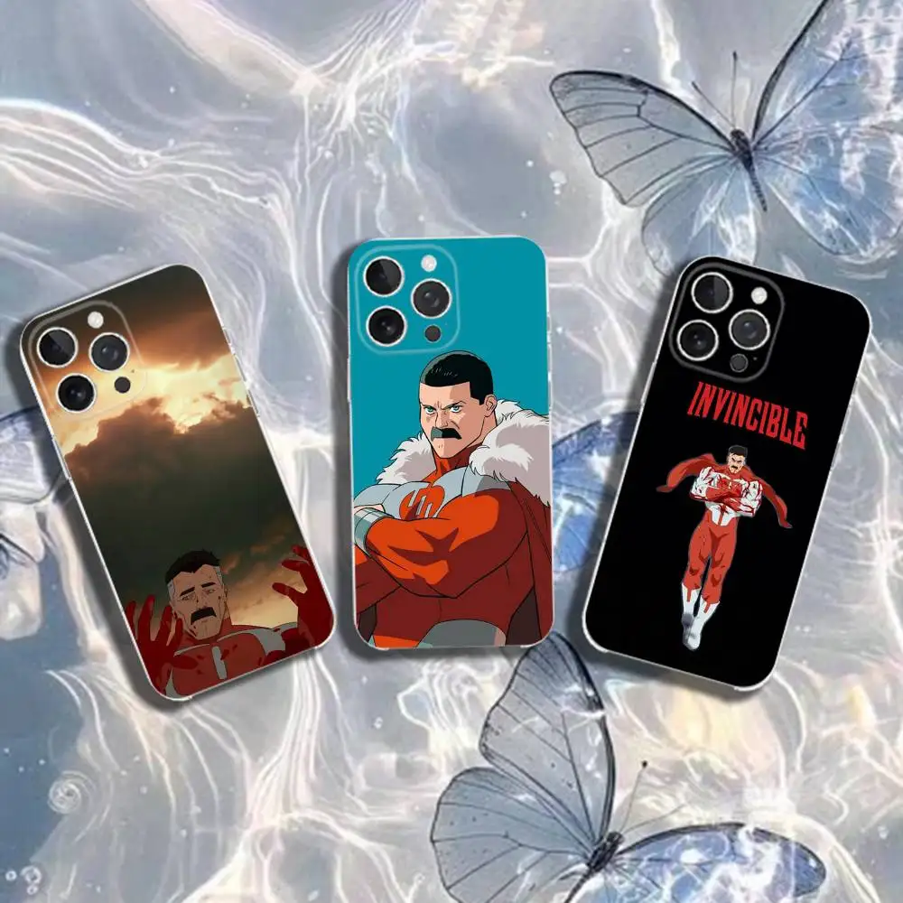

Omni-Man I-Invincibles Clear Phone Case For iPhone17 16 15 14 13 12 11 Pro Max Case Silicone Soft 13 Mini