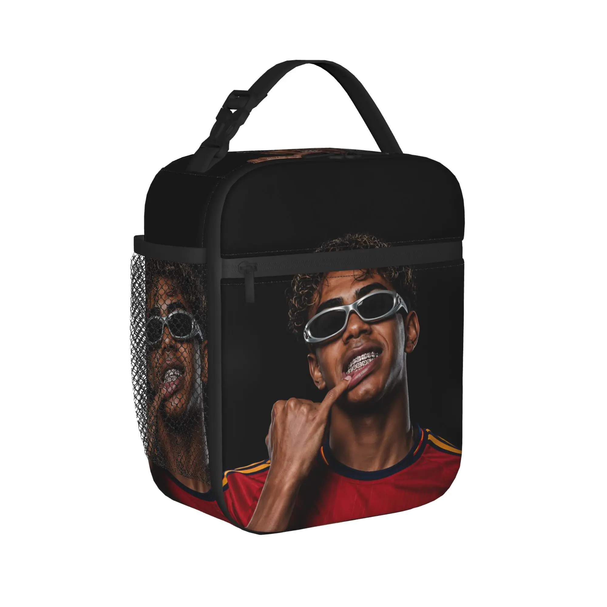 Lamine Y-Yamal Football Soccer Thermal Insulated Lunch Bags for School  Portable Bento Box Cooler Thermal Lunch Boxes