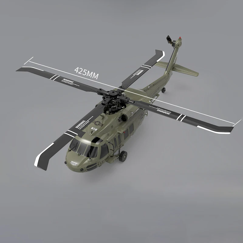 New F09 Black Hawk UH60 Six Channel 3D Special Effects Remote Control Armed Model Helicopter Unmanned Simulation Combat Aircraft