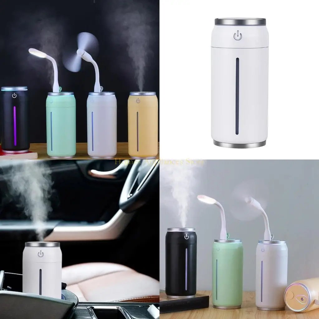

D0AB Portable 220ml Air Humidifier Aroma Diffuser USB Cool Sprayer for Home Car