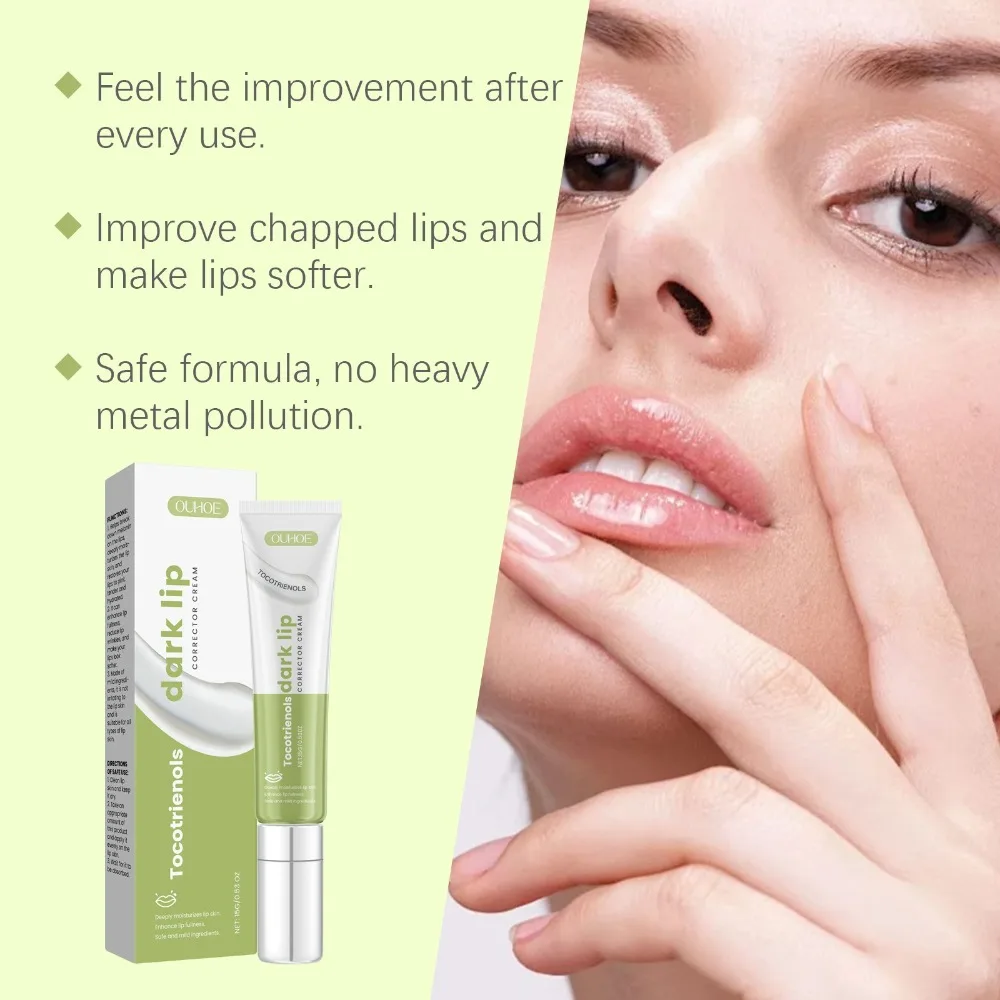 Nourishing Lip Lightening Cream Lighten Lip Color Hydration Lip Scrub Long-Lasting Moisturizing Repairing Moisturizing Lip Balm