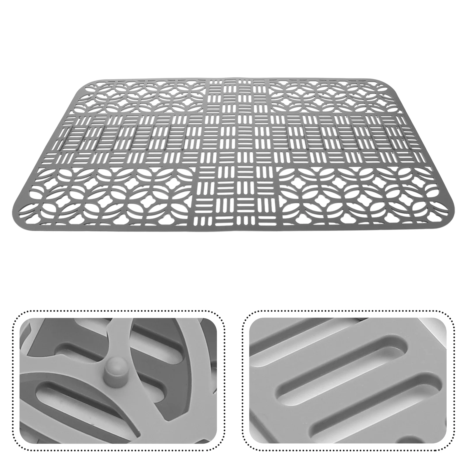 

Espreso Machine Sink Mat Counter Silicone Dish Mats for Silica Gel Kitchen Drying Dishes