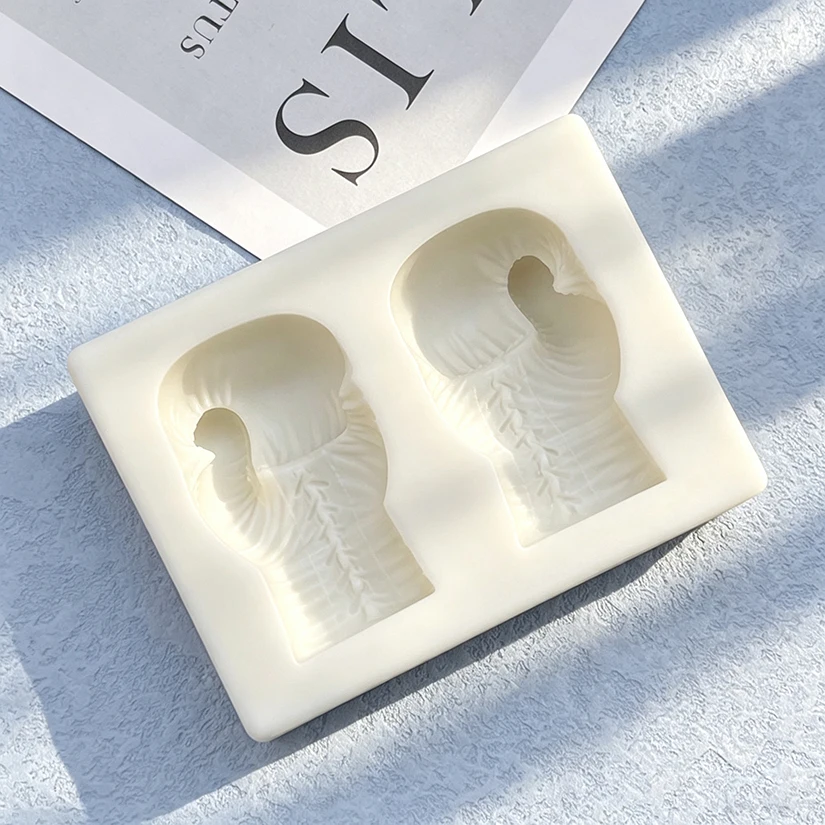 Boxing Glove Silicone Sugarcraft Mold Resin Tools Cupcake Baking Mould Fondant Cake Decorating Tools