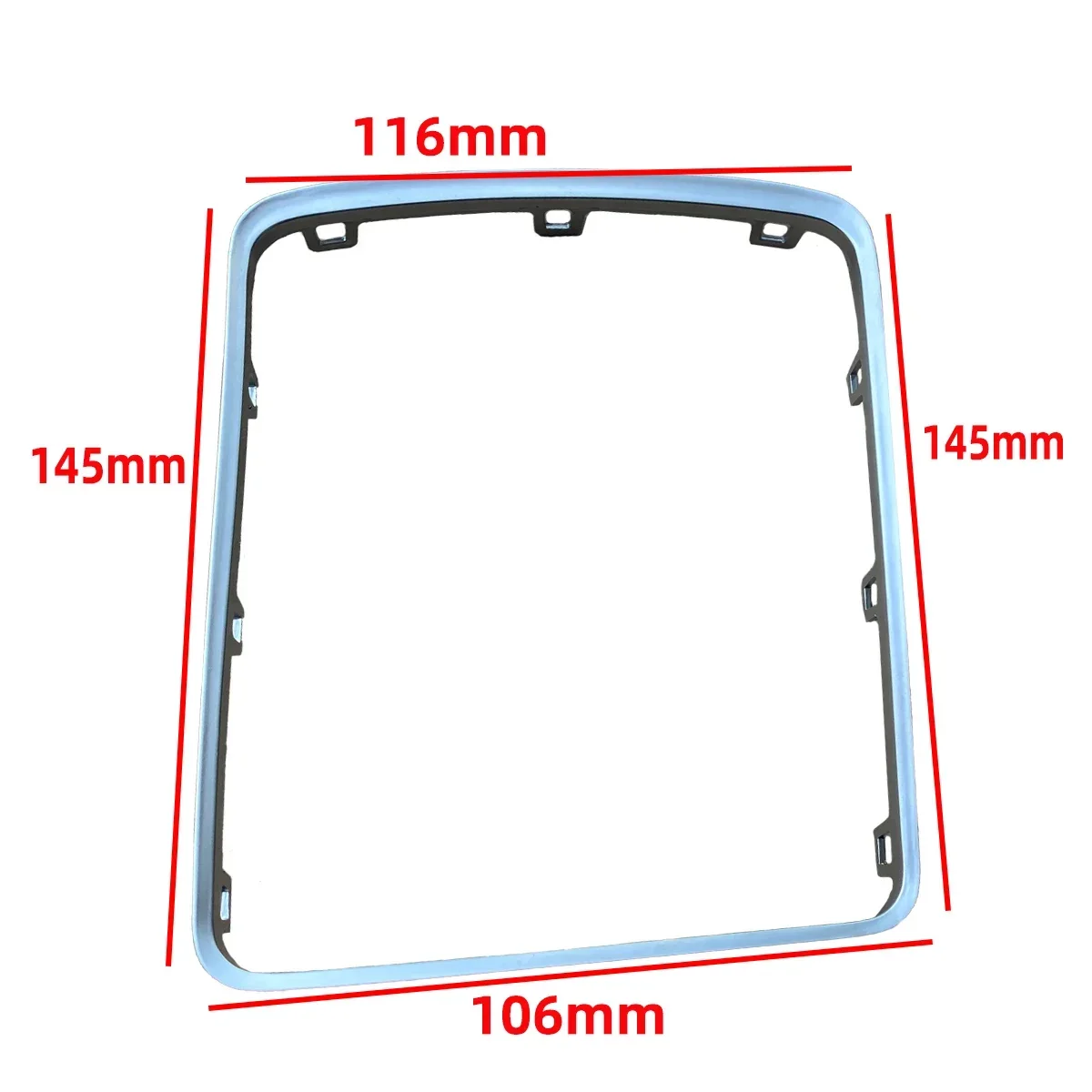 GEFENSI LHD كروم التلقائي والعتاد التحول المقبض الحافة صب الإطار الكسوة لأودي A4 B8 Allroad Avant Q5 8R A5 8T Sportback 8K0864 #2