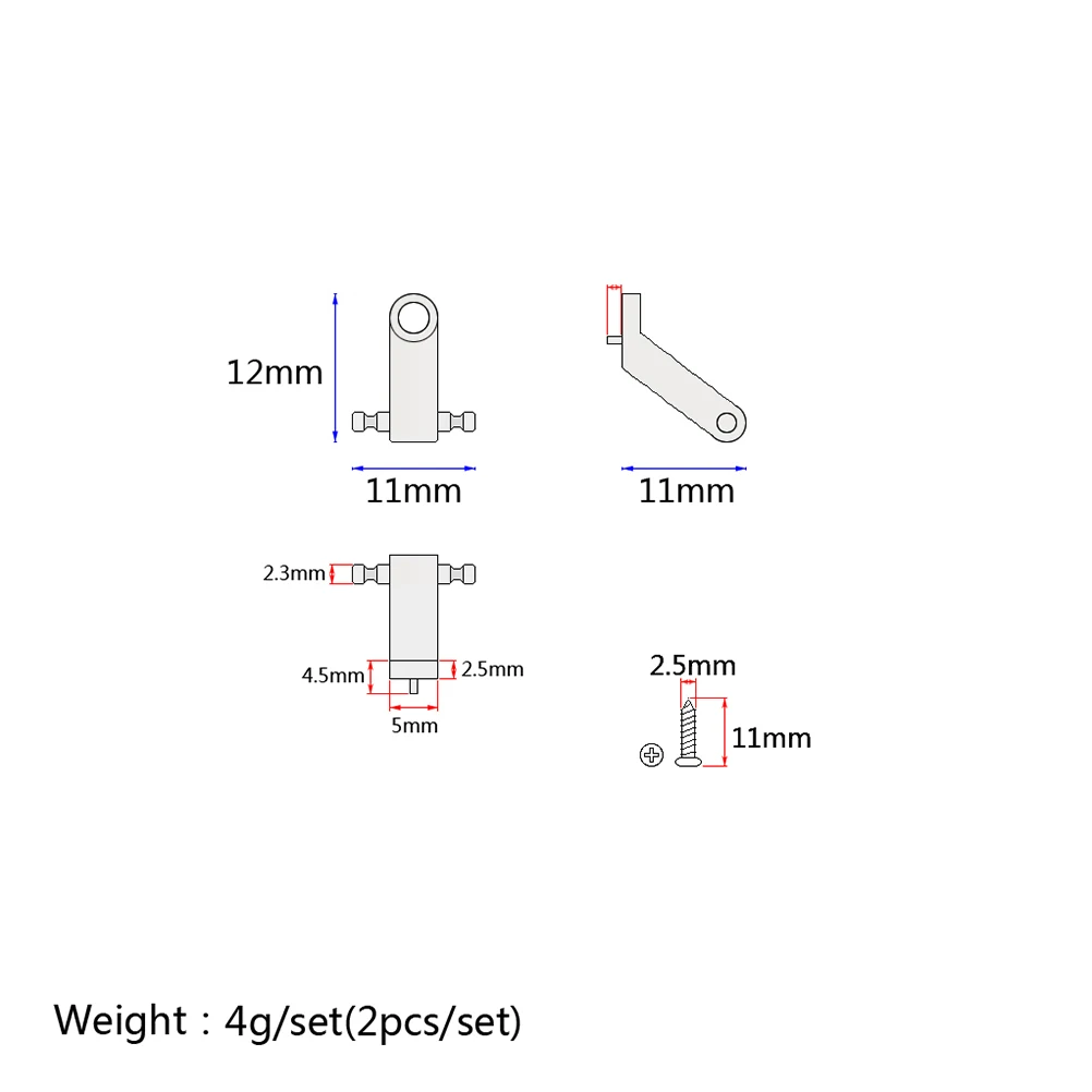 

Pair of Guitar Copper Roller String Trees String Retainer String Guide with Screws For Electric Guitar Musical Instrument Parts