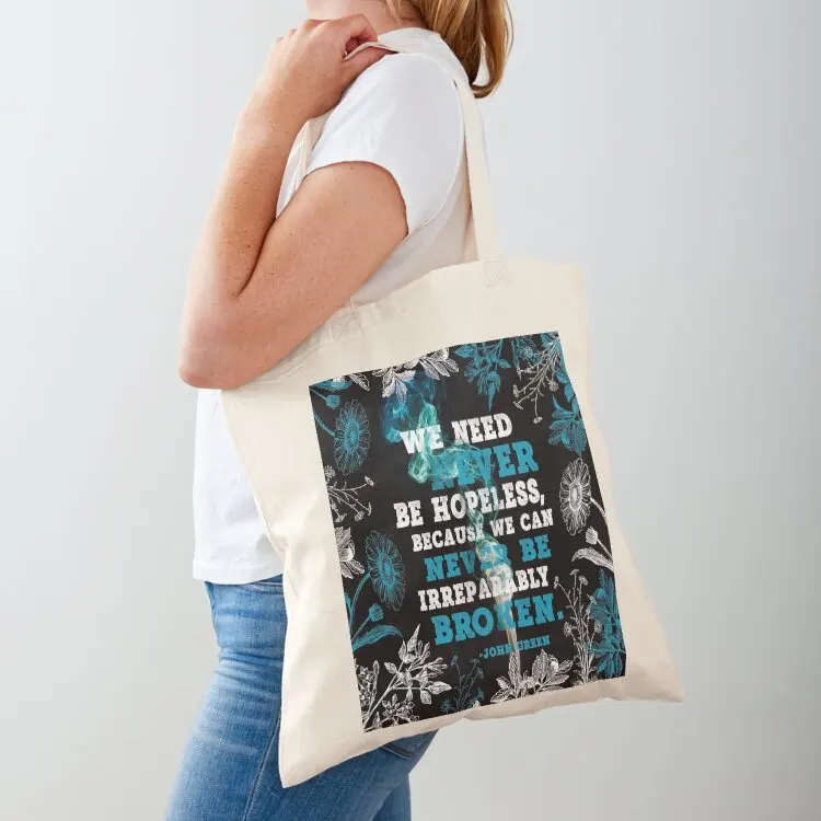 

We Need Never Be Hopeless Tote Bag Cloth bag Beach bag cloth woman free delivery bags