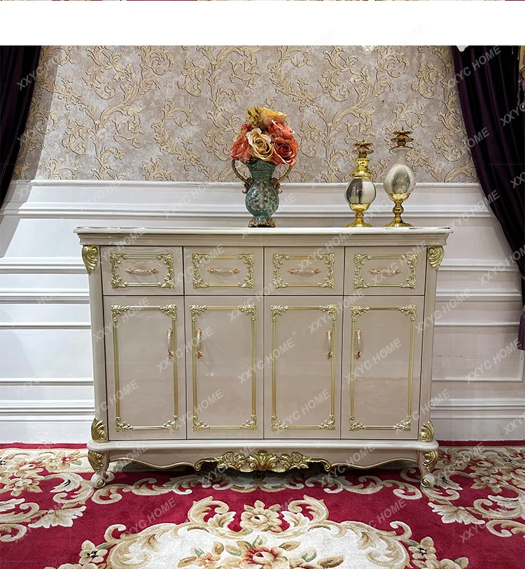 

entrance cabinet, luxury living room decoration solid wood carving flower locker luxury partition foyer