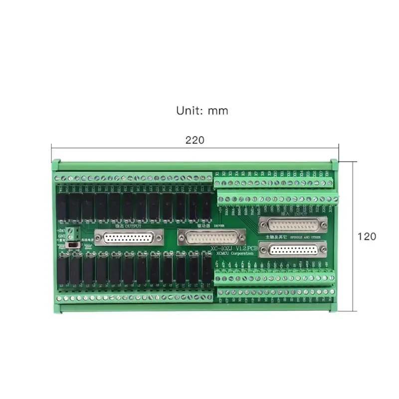 XCMCU Integrated Adapter Board input output For XC609 Series G-code Controller